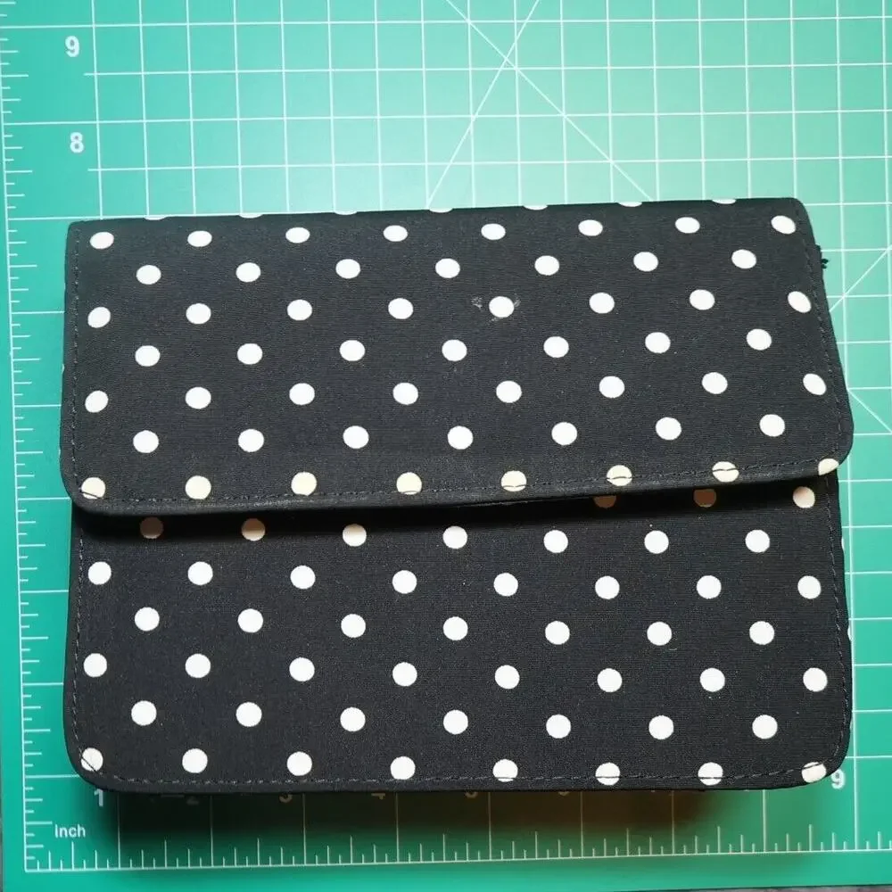 Vanessa Polka Dot Clutch Vtg Glam Girlhoodcore  Feminine Crossbody Convertible